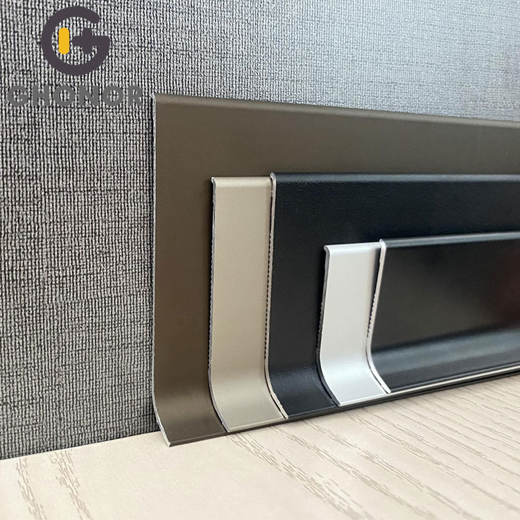 Trim baseboard aluminium